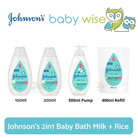 Jual Johnson S In Baby Bath Milk Rice Sabun Dan Shampo Anak Bayi