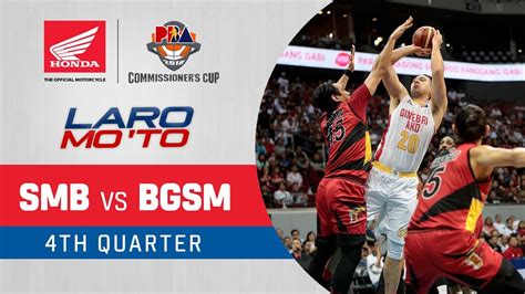 Finals G6 San Miguel Vs Ginebra Q4 Pba Commissioners Cup 2018