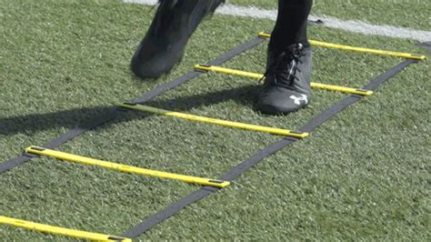 Ladder Drills With Soccer Ball Off