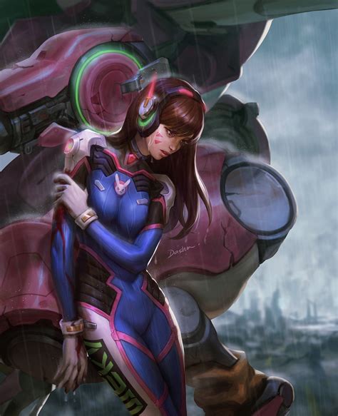 Dva Fan Art Dasha Y Park On Artstation At Artworkka3l9 Overwatch