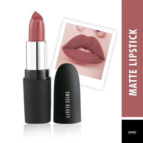 Swiss Beauty Pure Matte Lipstick 213 Bare Buy Swiss Beauty Pure