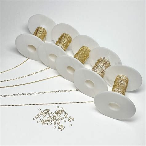 Wholesale Daiquiri Enamel Chains Kit In Kt Gold Filled