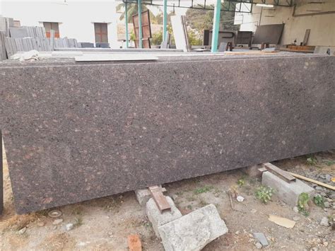 Tan Brown Lapotra Granite Slabs For Countertops Thickness Mm At