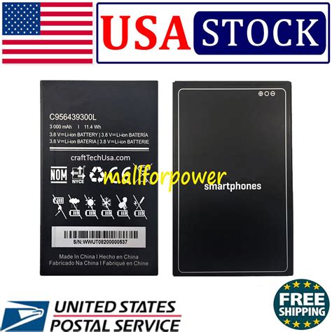 NEW C956439300L Internal Battery For BLU G5 Plus G0190 Studio Mega 2019