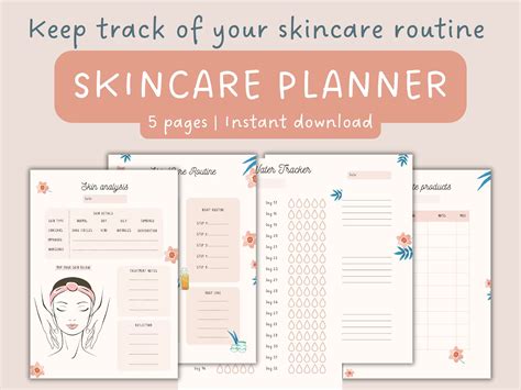 Comprehensive Skin Care Planner