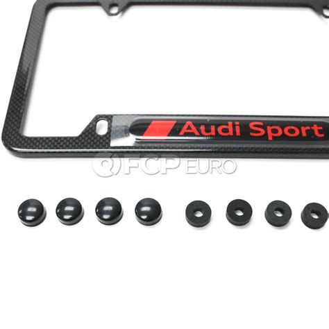 Audi Sport License Plate Frame Genuine Audi Zaw071801l Fcp Euro