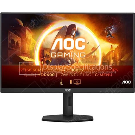 27 AOC Q27G4X Specifications