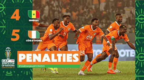 Senegal Cote DIvoire Penalty Kicks TotalEnergiesAFCON2023 YouTube