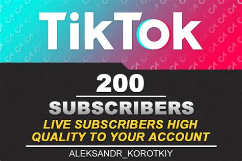 Buy 200 Live Subscribers To Your Tik Tok Account Cheap Choose From