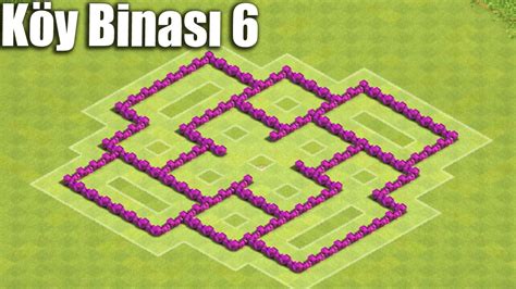 Clash of Clans 6 Seviye Köy Binası Ganimet Düzeni YouTube