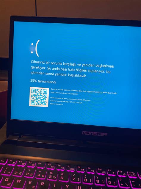 Çözüldü Monster Notebook Bilgisayarda Mavi Ekran Sorunu Şikayetvar