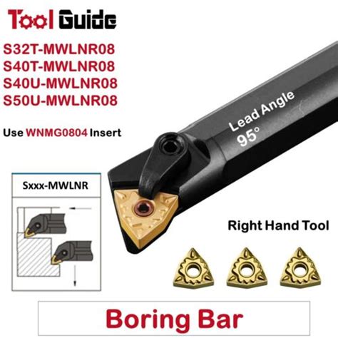 S T S T S U S U Mwlnr Lathe Tool Holder Boring Bar Carbide