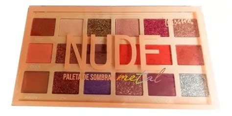 Paleta Sombras Luisance Nude Metal L2063 Paleta Maravilhosa MercadoLivre