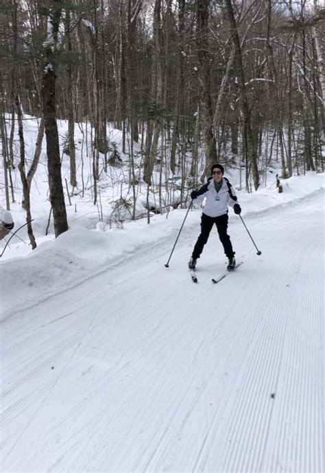 A little spring skiing. - Wild Wings Nordic Skiing