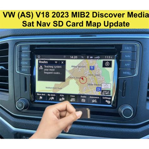 VW AS V18 2023 Mib2 Discover Media Sat Nav SD Card Map Update On OnBuy