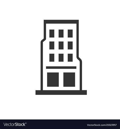 Office building icon Royalty Free Vector Image