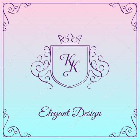 Monogram Design Template Stock Vector By Jazzzzzvector