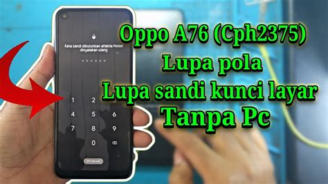 Oppo A Cph Lupa Pola Tanpa Pc Tested Oppo A Lupa Sandi Kunci