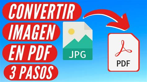 Como Convertir Una Imagen A Pdf Sin Programas Youtube