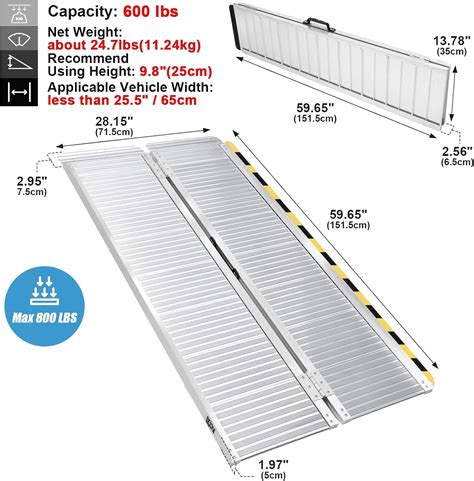 Bejoni Rampa Port Til Para Silla De Ruedas De Pies Rampa Plegable