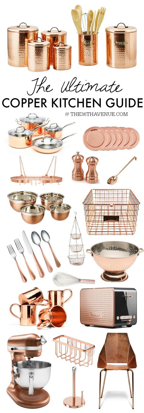 Hammered Copper Kitchen Accessories