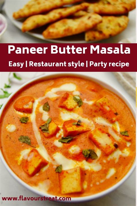 Paneer Makhani Recipe Paneer Butter Masala Flavours Treat