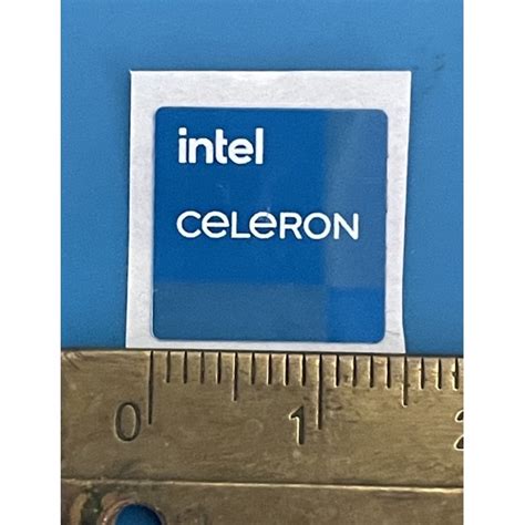 Small Size intel celeron 11/12th gen ori logo Sticker Sticker | Shopee ...