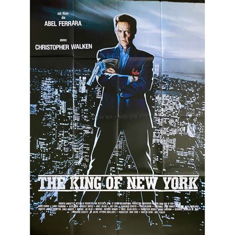 THE KING OF NEW YORK French Movie Poster - 47x63 in. - 1990