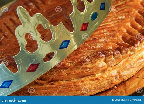 Tradition Galette Des Rois In French Or French King Cake Stock Image