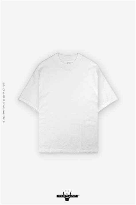 Blank White T Shirt Front And Back