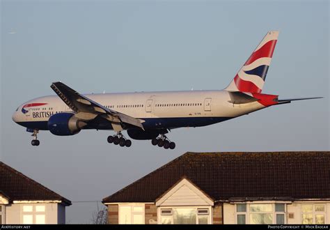 Aircraft Photo Of G Viie Boeing Er British Airways