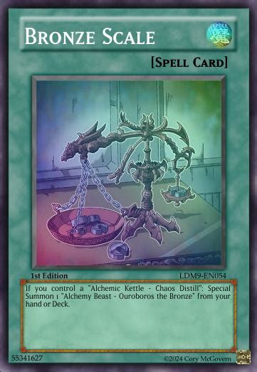 Bronze Scale Cardcustom Yu Gi Oh Custom Think Tank Wiki Fandom