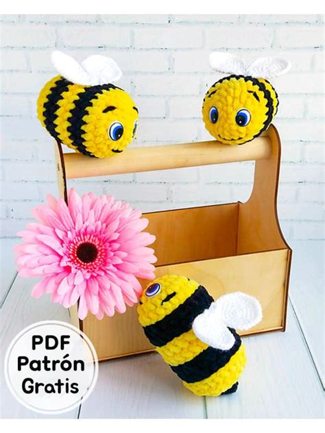 Abeja Amigurumi Peluche PDF Patron Gratis