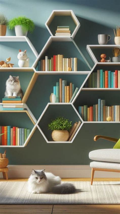 Bedroom Bookshelf Decor: Home Decor Tips for a Personal Library Room in ...