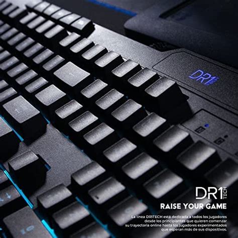 Teclado Gaming Wasp RGB DR1TECH Exclusivo de Amazon Ergonómico y