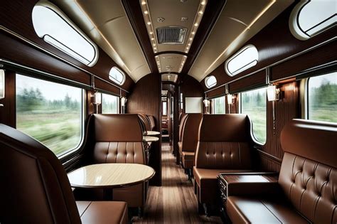 Premium Ai Image Luxury Train With Sleek And Modern Design Featuring