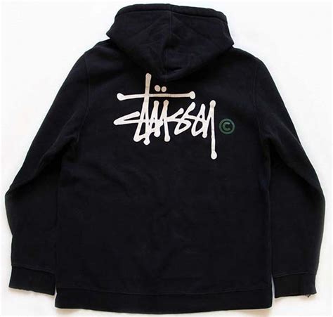 Usa製 Stussyステューシー ロゴ スウェットパーカー 黒 Xl Sixpacjoe Web Shop