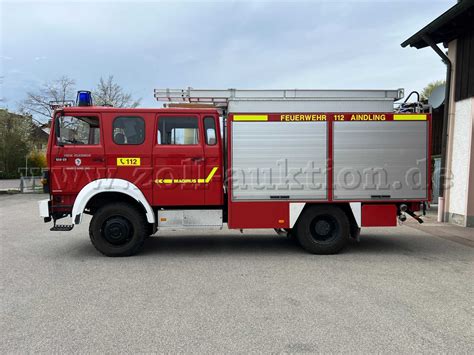 Zoll Auktion 1 Löschgruppenfahrzeug Iveco Magirus LF16 12 120 23AW