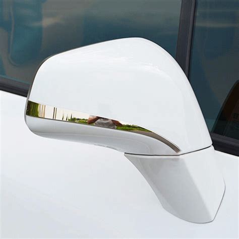 Chrome Rear View Side Mirror Cover Trim Strip Bezel For Opel Vauxhall