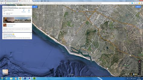 Newport Beach California Map