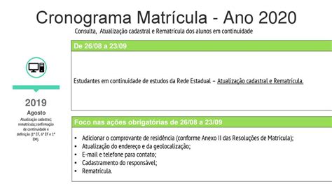 Programa De Matrícula Antecipada Chamada Escolar Ano Ppt Carregar