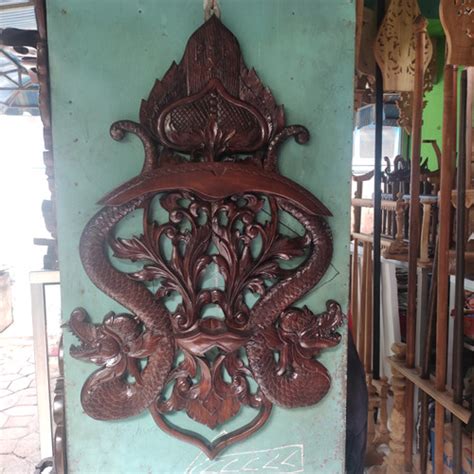 Jual Blawong Keris Isi Ukir Naga Kembar Lung Lungan Dan Logo Pb X