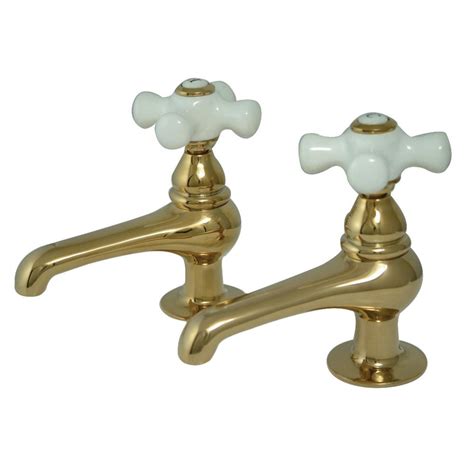 Kingston Brass Vintage Old Fashion Basin Tap In Centerset Handle