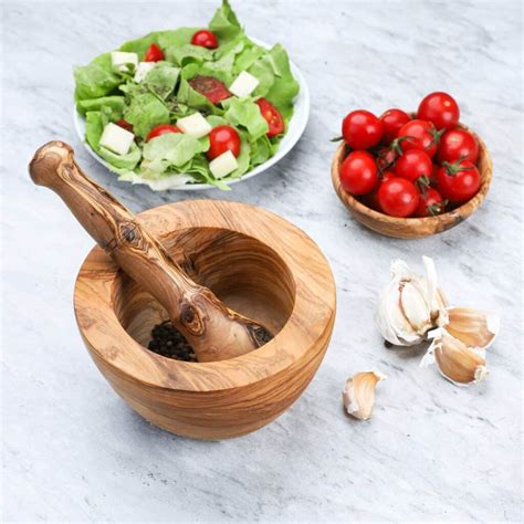 Handmade Wood Mortar and Pestle - Artisraw