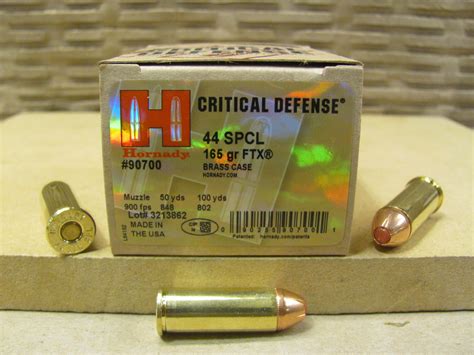 Round Case Special Grain Hornady Critical Defense Ammo