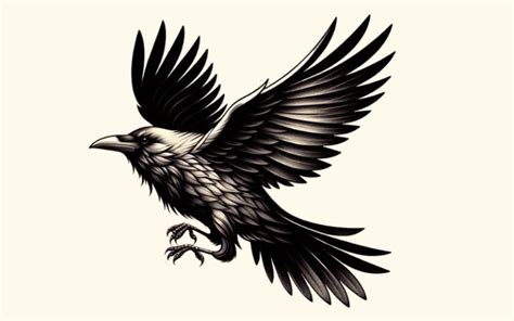 Raven Tattoo Meanings Capture Life, Death, and Mystery