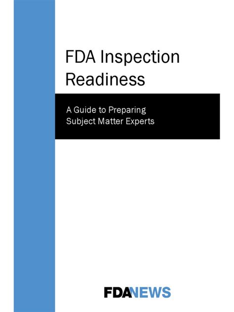 Ebook Fda Inspection Readiness Ppc Pdf Food And Drug