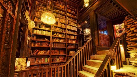 Beauty And The Beast Library Wallpaper