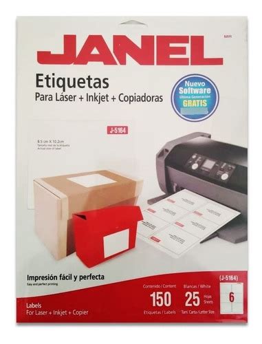 Etiquetas Adhesivas Laser Janel J Laser Inkjet Copias Mercadolibre