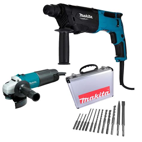 Combo Rotomartillo Sds Plus M B Y Mini Esmeril Makita